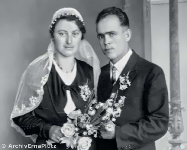 Photo du mariage du Bx Franz Jagerstatter.